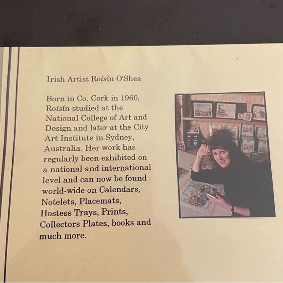 Artist Róisín O'Shea Print titled "Bullock Harbour" and Hand signed & Dated 94 - Picture 4 of 4